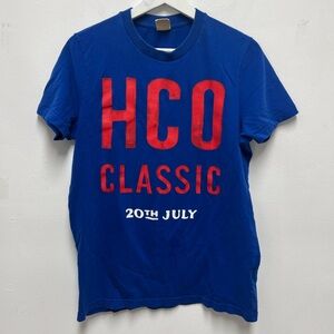 Vintage Hollister Classic Graphic Tee in Royal Blue & Red